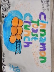 Cinnamon toast crunch bites paper squishy